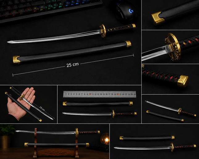Mini Katana Tanjiro Kamado 25cm - amplitudmodulada
