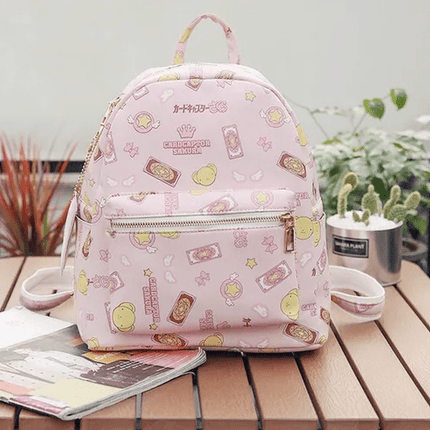 mochila sakura card captor rosada - amplitudmodulada