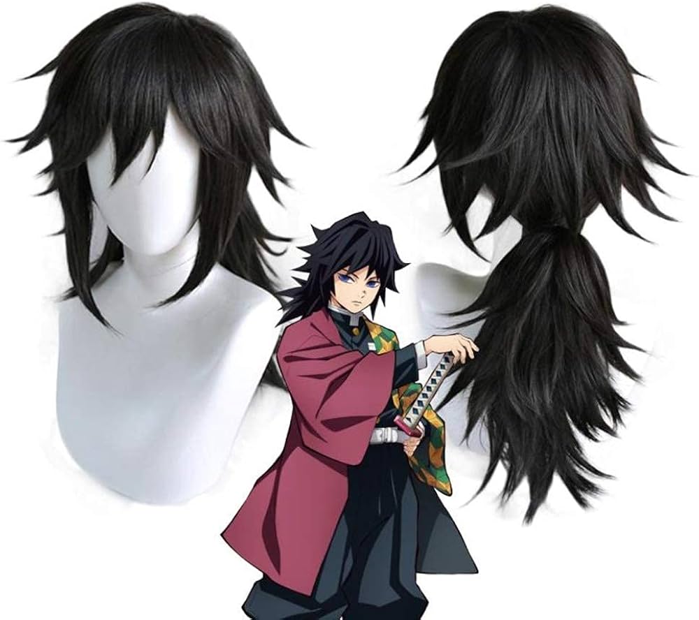 Peluca Giyu Tomioka Kimetsu - amplitudmodulada
