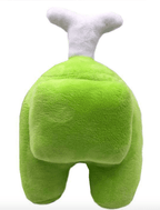 peluche amongs us verde hueso - amplitudmodulada