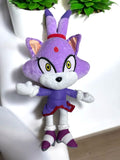 peluche zonic Blaze the Cat 36cm - amplitudmodulada