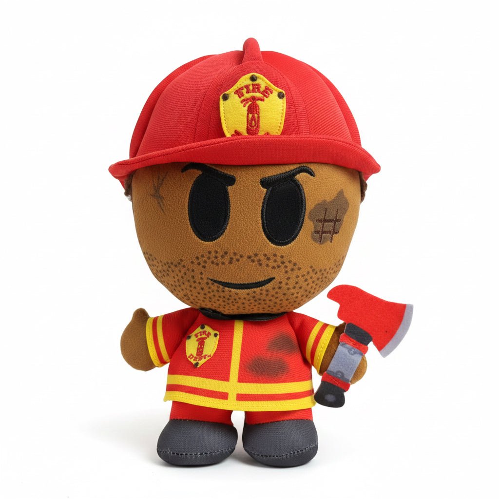 Peluche Bombero de Livetopia roblox 26cm - amplitudmodulada