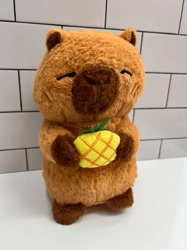 peluche capibara fruta 22cm - amplitudmodulada