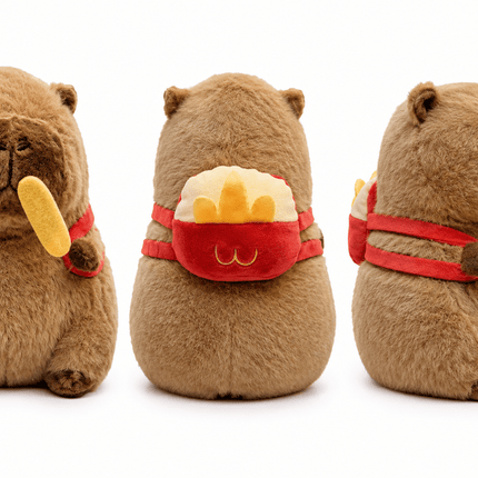Peluche Capibara Papas Fritas 22 cm - amplitudmodulada