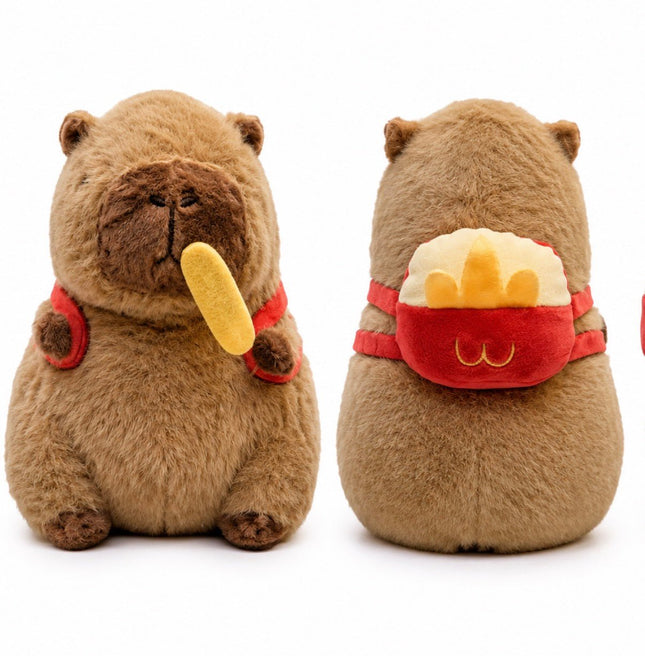 Peluche Capibara Papas Fritas 22 cm - amplitudmodulada