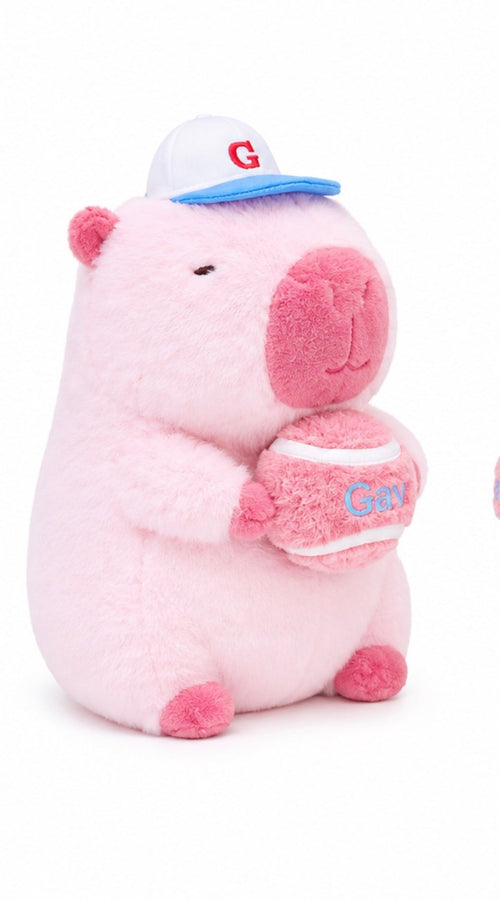 Peluche Capibara Rosa Kawaii - amplitudmodulada