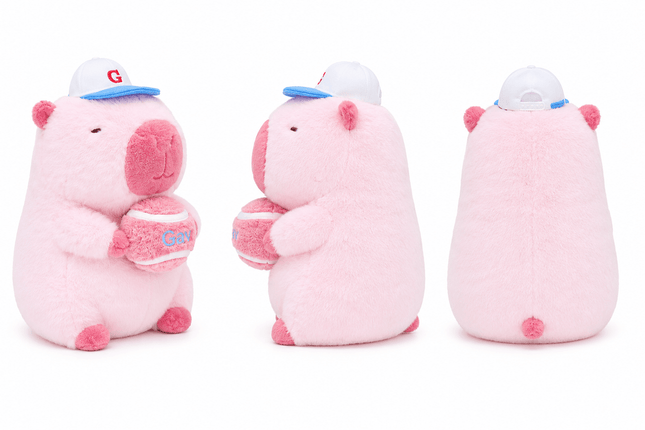 Peluche Capibara Rosa Kawaii - amplitudmodulada