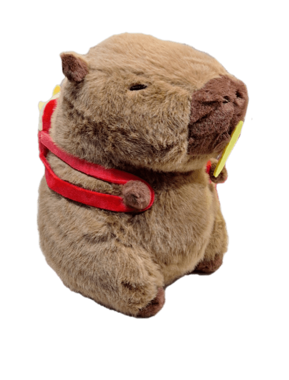 Peluche Capibara papa frita 22 cm - amplitudmodulada