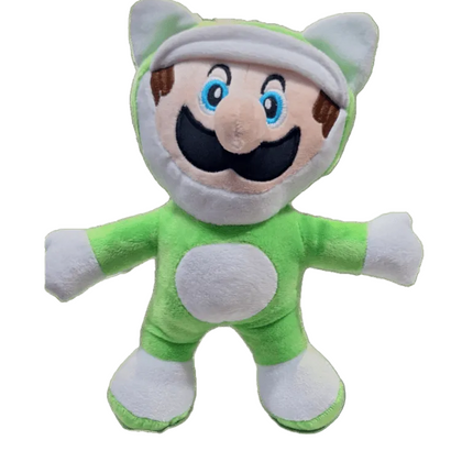 Peluche de Super Mario Bros con Traje de Gato 28 cm - amplitudmodulada