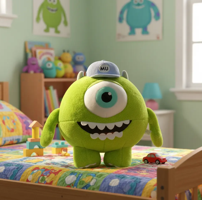 Peluche de Monster inc Mike Wazowski 40cm - amplitudmodulada