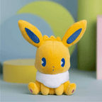 peluche eevee amarillo 22cm - amplitudmodulada