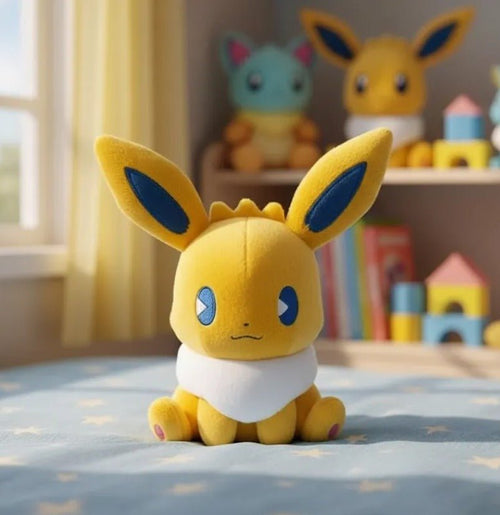 Peluche Eevee amarillo 22cm - amplitudmodulada
