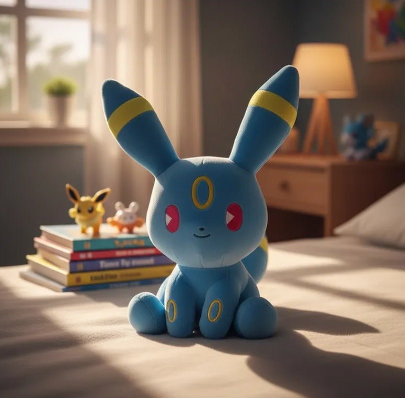 Peluche Eevee Umbreon azul 26cm - amplitudmodulada