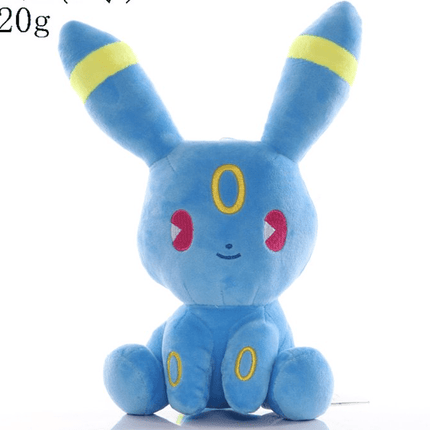 peluche eevee umbreon azul 26cm - amplitudmodulada