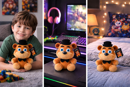 Peluche FNAF Freddy's y Foxy 18CM - amplitudmodulada