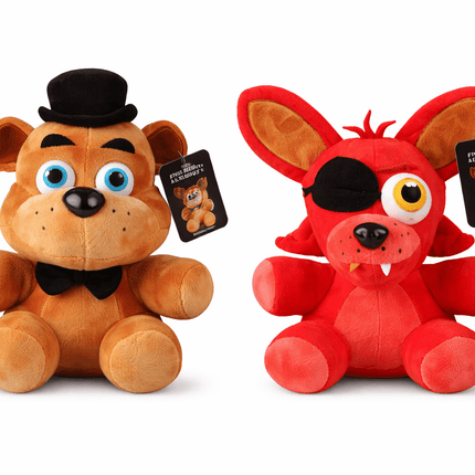 Peluche FNAF Freddy's y Foxy 18CM - amplitudmodulada