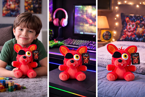 Peluche FNAF Freddy's y Foxy 18CM - amplitudmodulada