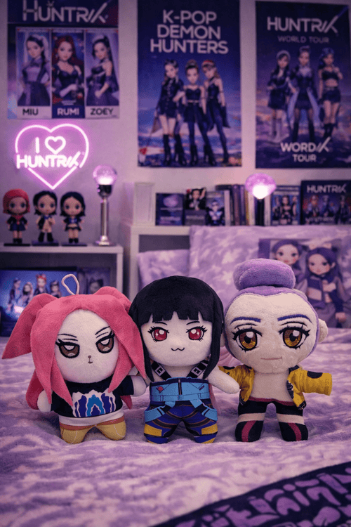 Peluche Guerreras K - Pop HUNTRIX 23cm - amplitudmodulada