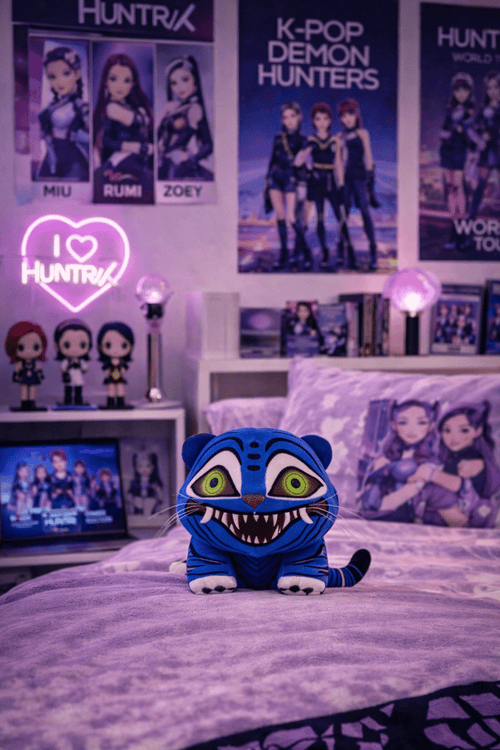 Peluche Guerreras K - Pop HUNTRIX Tigre Derpy 27cm - amplitudmodulada