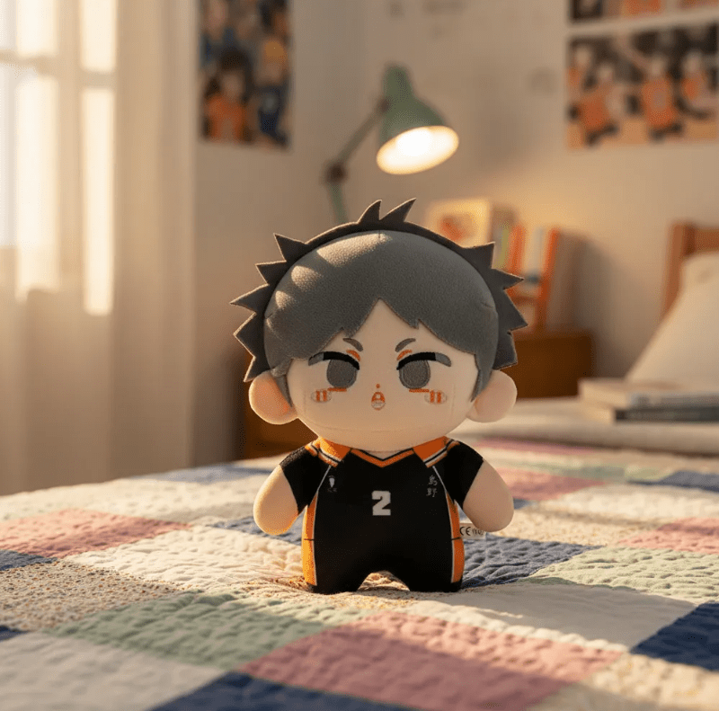 Peluche Haikyuu Koshi Sugawara n*2 25cm - amplitudmodulada