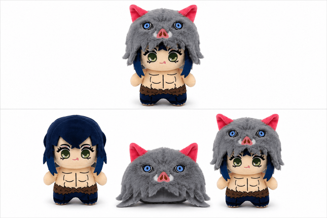 Peluche Inosuke Hashibira 27 cms - amplitudmodulada