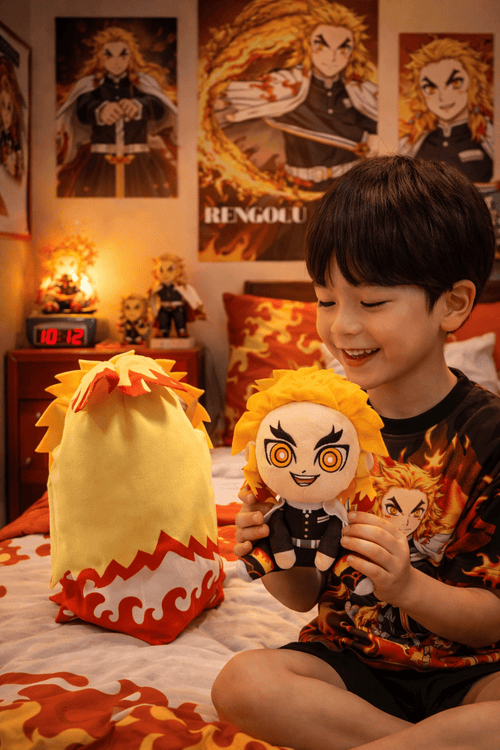 Peluche Kimetsu No Yaiba Rengoku 23cm - amplitudmodulada