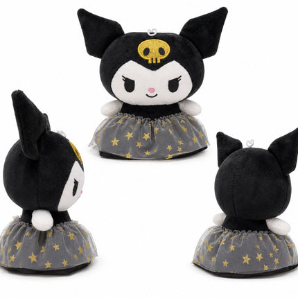 Peluche kuromi vestido negro 26cm - amplitudmodulada