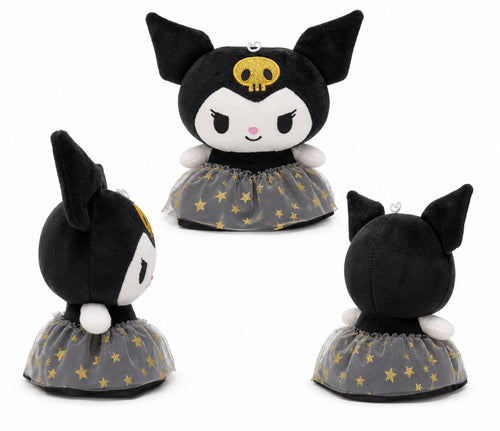 Peluche kuromi vestido negro 26cm - amplitudmodulada