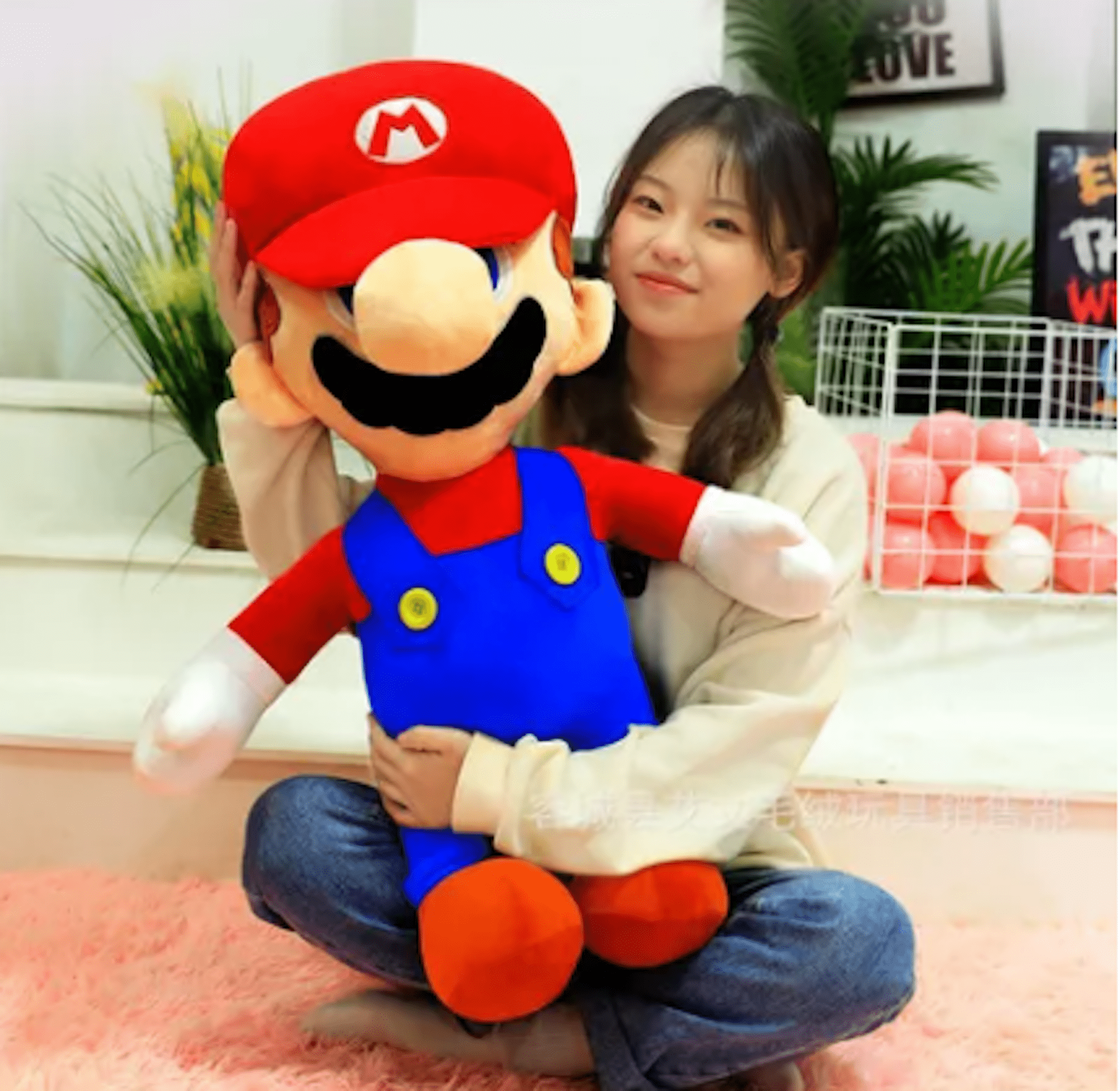Peluche Mario Bros 80 cm - amplitudmodulada