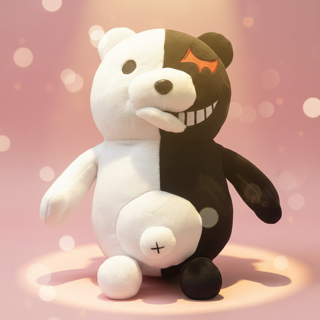 peluche monokuma 40cm - amplitudmodulada