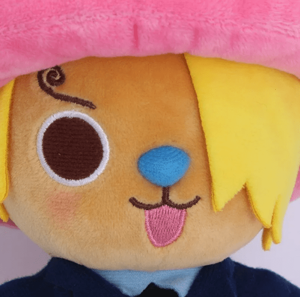 peluche one piece sanji con gorro de chopper 24cm - amplitudmodulada