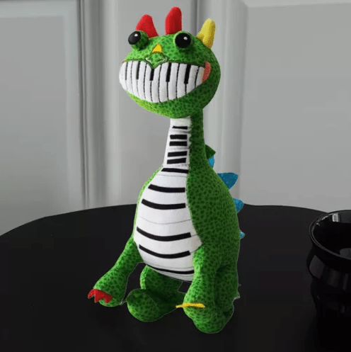 Peluche Pianosaurus poppy playtime 4 35 cm - amplitudmodulada