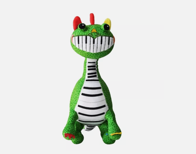 Peluche Pianosaurus poppy playtime 4 35 cm - amplitudmodulada