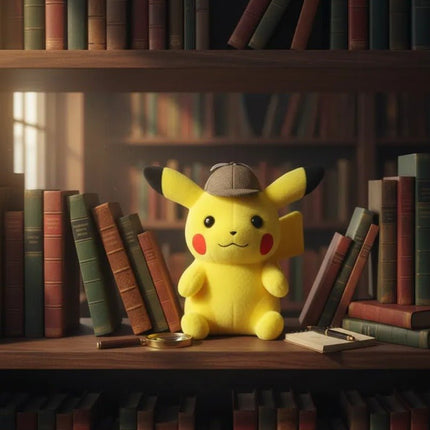 peluche pikachu detective 30cm - amplitudmodulada