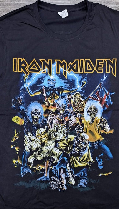 Polera Iron Maiden Beast Of The Beast manga corta - amplitudmodulada
