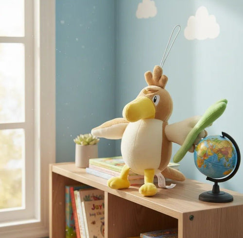 Peluche Pokemon Farfetch 30cm - amplitudmodulada