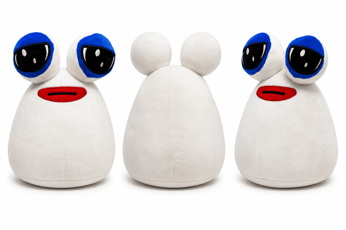 Peluche Pou Blanco 22cm - amplitudmodulada