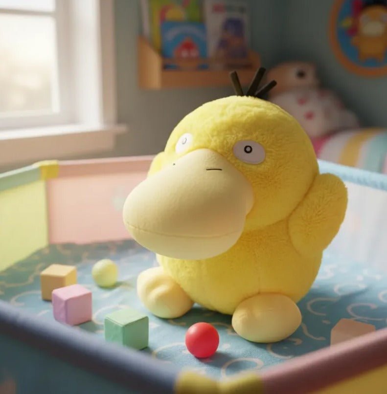 Peluche Psyduck peludo 28cm - amplitudmodulada