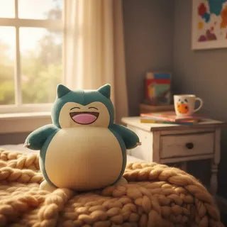 Peluche Snorlax sonriente 28 cms - amplitudmodulada