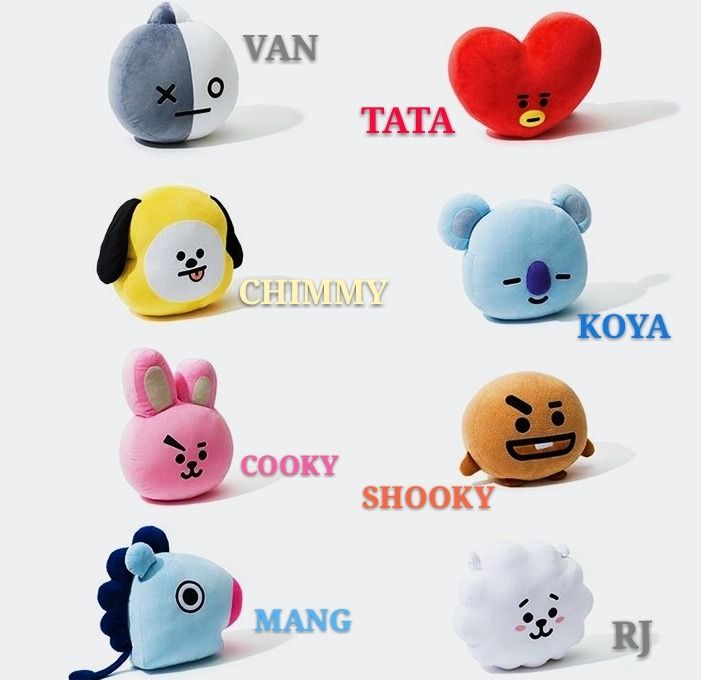 Peluches BTS 24cm - amplitudmodulada
