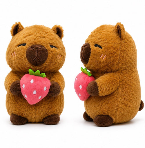 Peluches Capibara frutas 22cm - amplitudmodulada