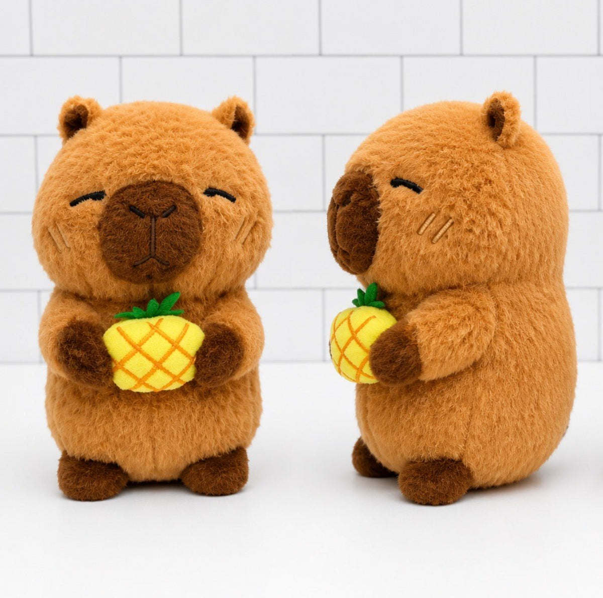 Peluches Capibara frutas 22cm - amplitudmodulada
