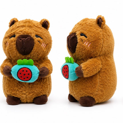 Peluches Capibara frutas 22cm - amplitudmodulada