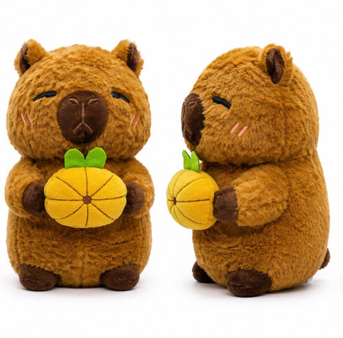 Peluches Capibara frutas 22cm - amplitudmodulada