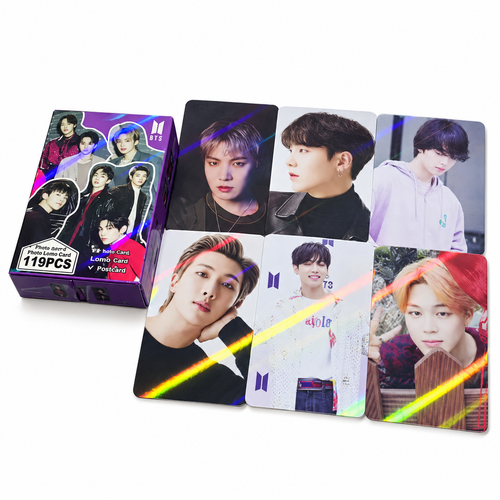 Set BTS Photocards + Stickers · 119 piezas - amplitudmodulada