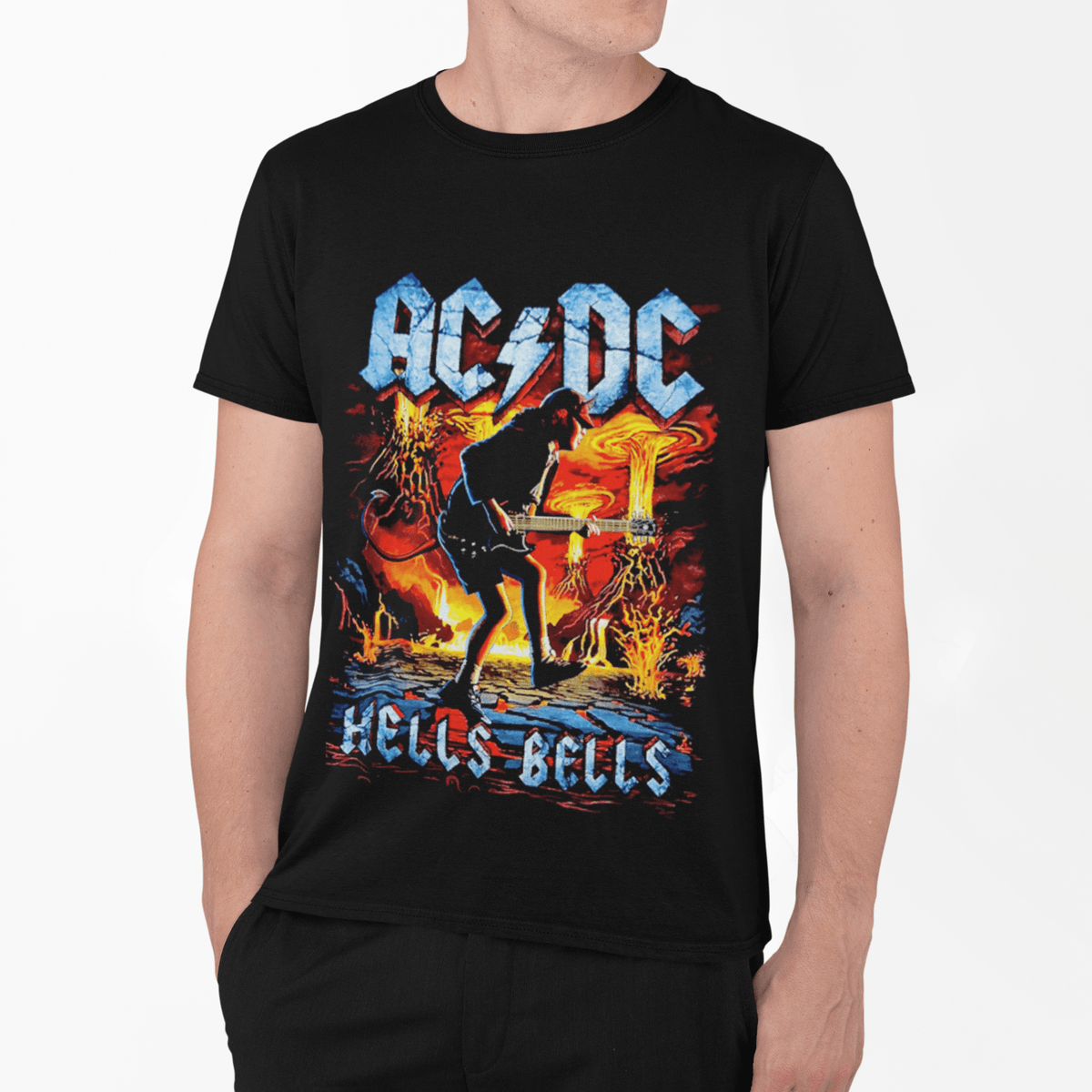 Polera AC - DC Hell Bells - amplitudmodulada