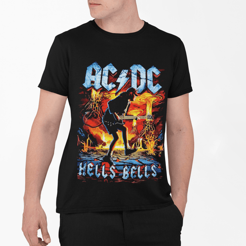 Polera AC - DC Hell Bells - amplitudmodulada
