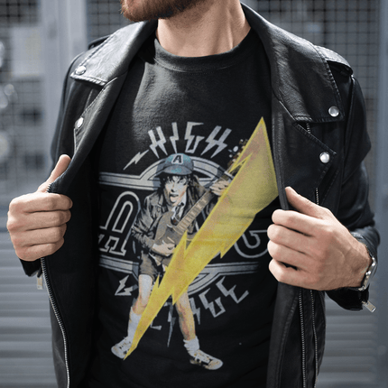 Polera ACDC High Voltage - amplitudmodulada