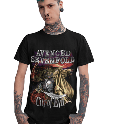 Polera Avenged Sevenfold City Of Evil - amplitudmodulada