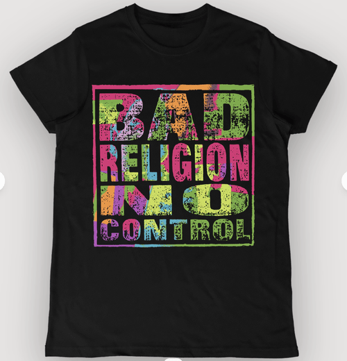 Polera Bad Religion No Control - amplitudmodulada